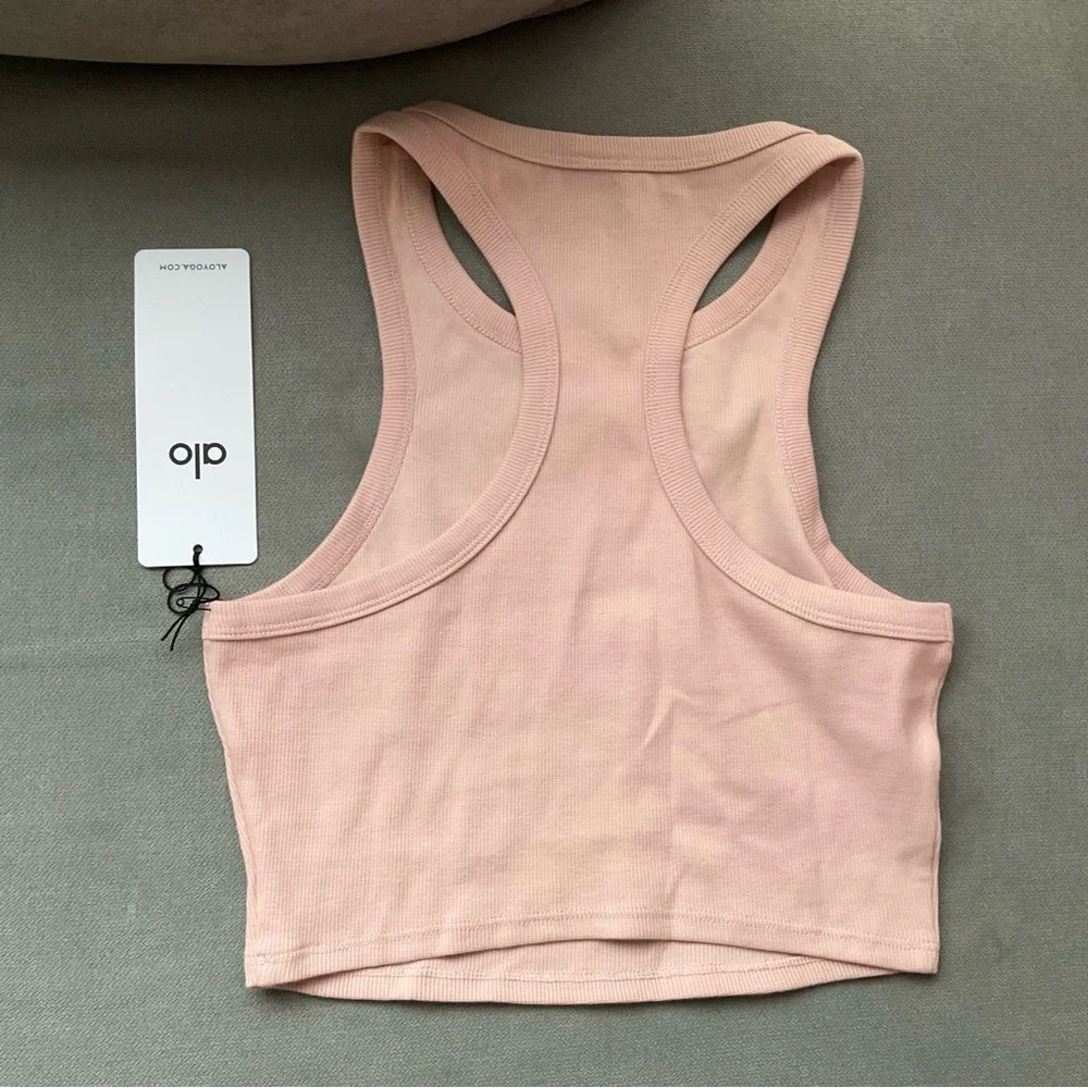 Alo Yoga Aspire Tank Pink Quartz/White S